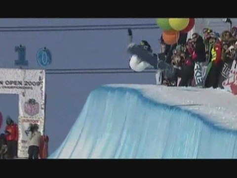 Burton European Open 2009 : Half Pipe, Finales Dames