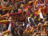 Lens-Boulogne Les Corons fin de match supporters