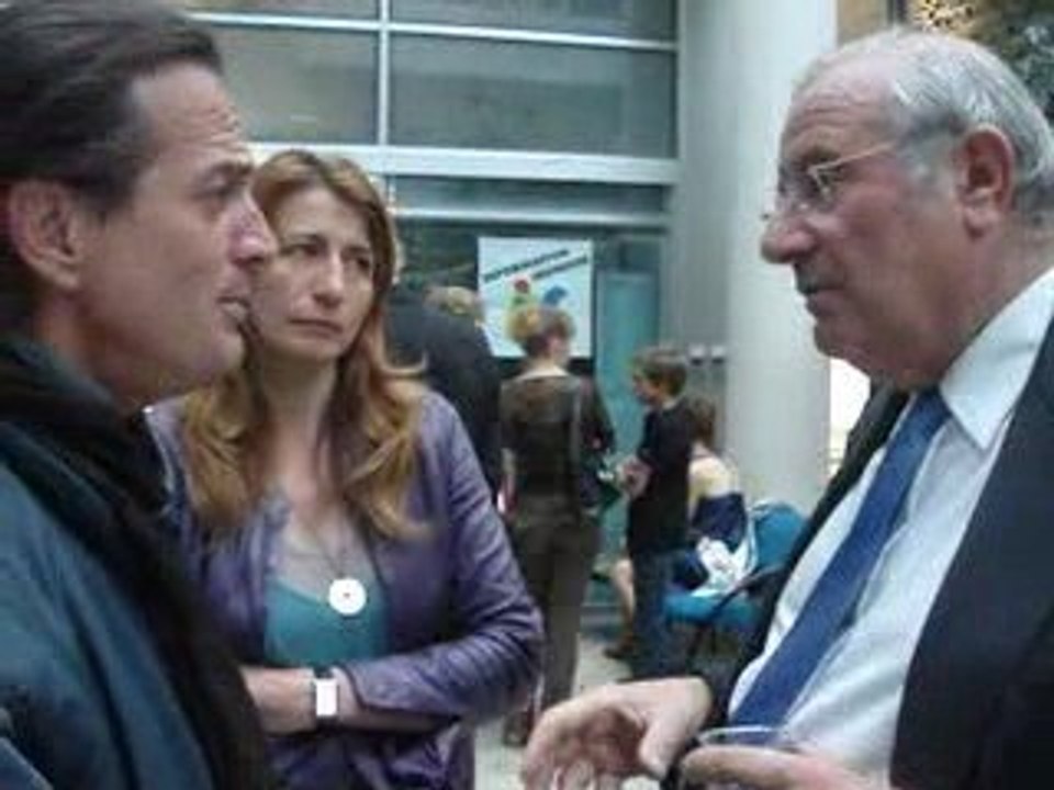 Francis Lalanne et le Maire UMP de Mézieu