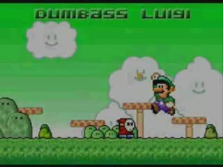 Parodie super mario: Luigi dumbass