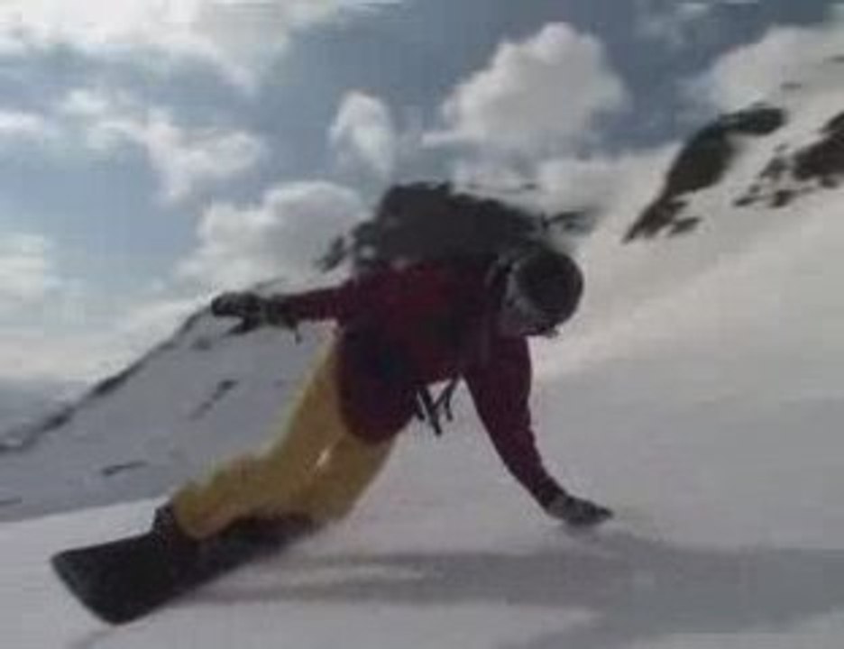 Snowboard en vallée d'Aspe (64)