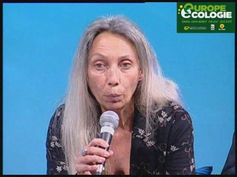 Ghilaine Jeannot Pages au meeting europe ecologie Orleans