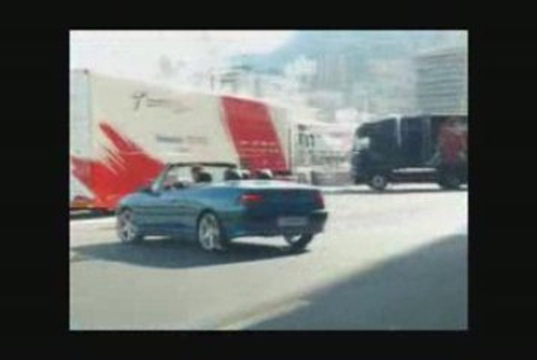 Tour du circuit de monaco en 306 cabriolet SeB et Edwing