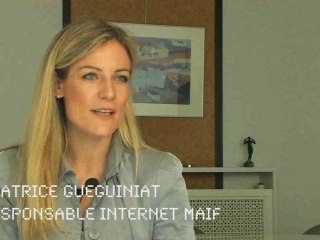 Béatrice Gueguiniat, Responsable Internet Maif