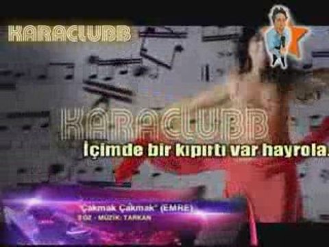 Sibel Can - Cakmak cakmak karaoke turkish türkçe