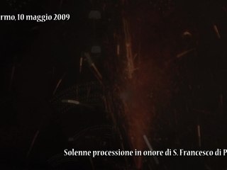 Palermo - Processione in onore di San Francesco di Paola