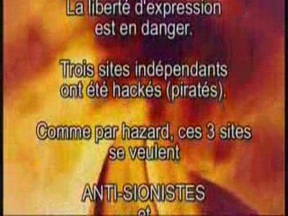 3 sites antisionistes piratés