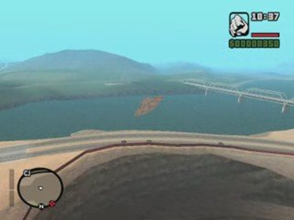 (gta) soucoupe-volante dans le desert !