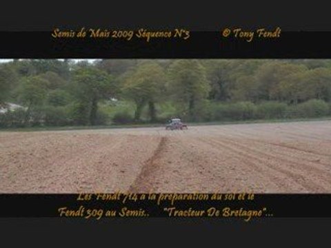 Semis de Maïs 2009 Séquence N°3 Semis Les Fendt'sTony Fendt