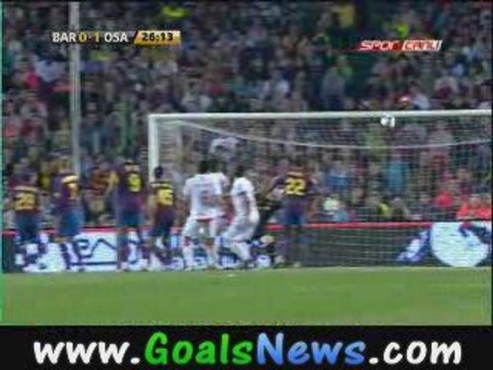 FC BARCELONE 0-1 OSASUNA PANDIANI