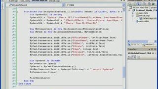Visual Basic tutorial: Parameterized Command
