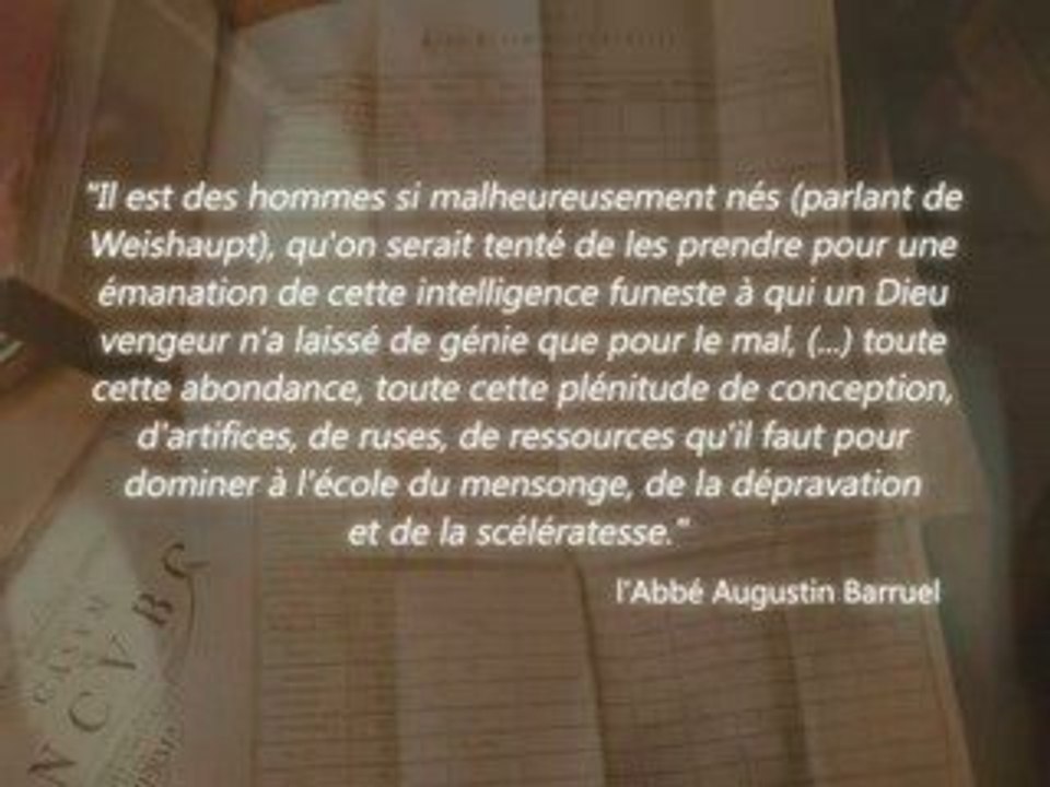 Histoire de la Secte des Illuminatis 1/2