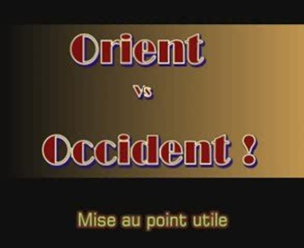 Video Orient Vs Occident - dégénéré, décadence, rené, guénon