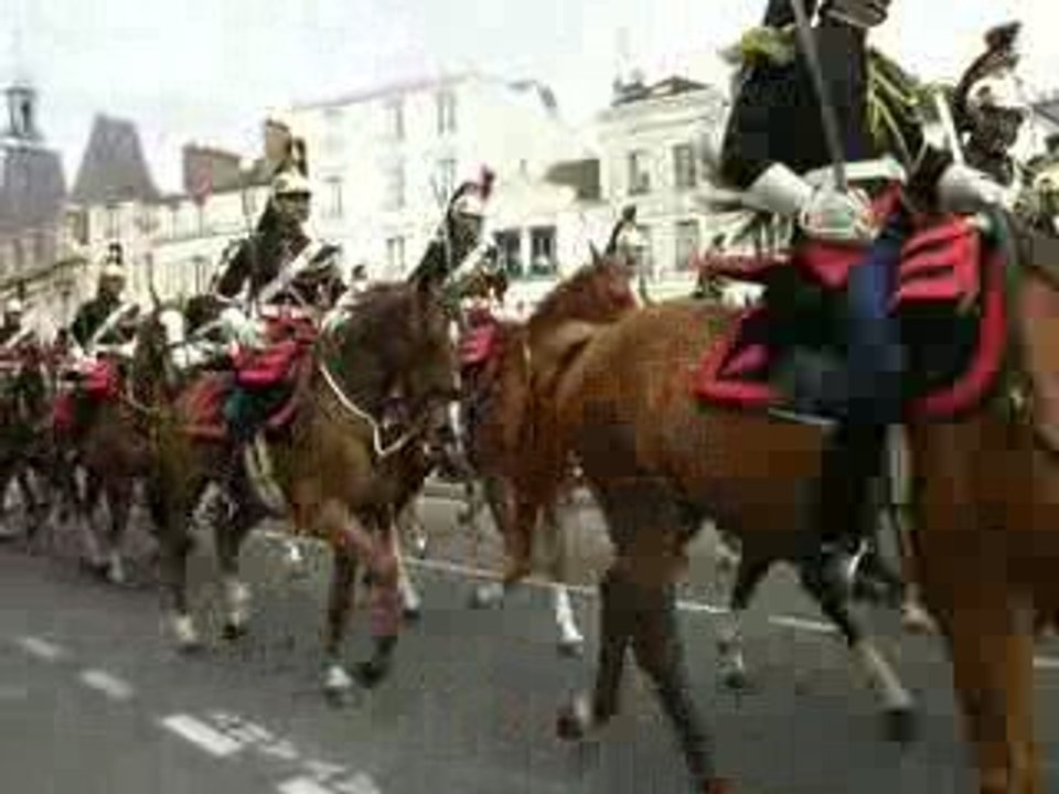 La garde républicaine à Fontainebleau
