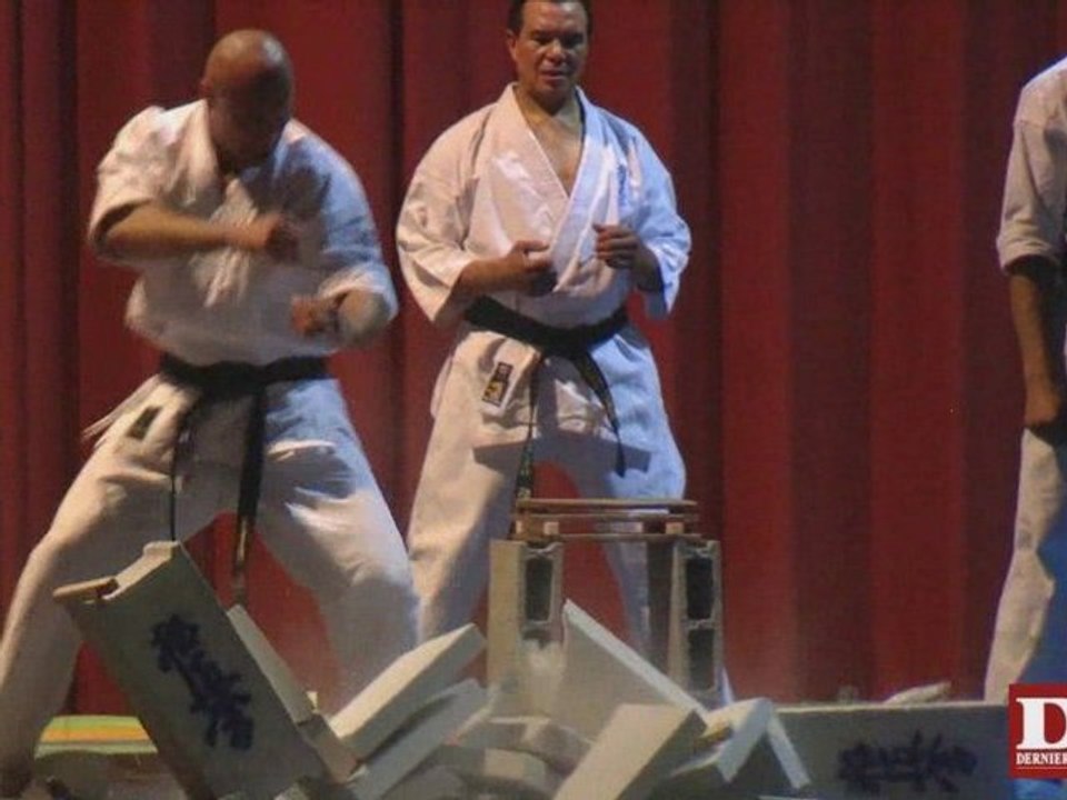 Soirée arts martiaux biesheim séance de casse karaté