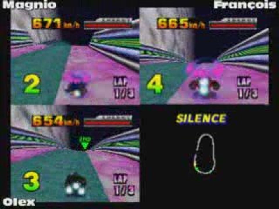 Jeu en réseau - F-ZERO X (N64)