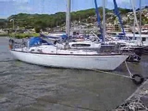 Frente frío en el Iate Clube Veleiros da Ilha.