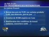 Baisse de la TVA sur BFM-TV le 28 avril 2009