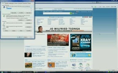 Changer page d'accueille internet