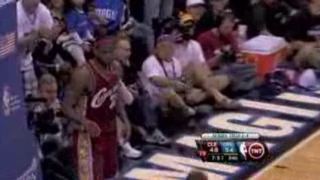 Courtney Lee for the slam Over LeBron James Game 3