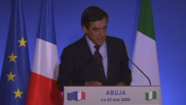 Fillon, point presse Nigéria