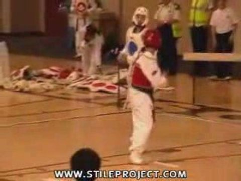 Sick Tae-Kwon-Do kick