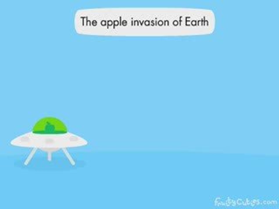 Alien Apple Invasion of Earth
