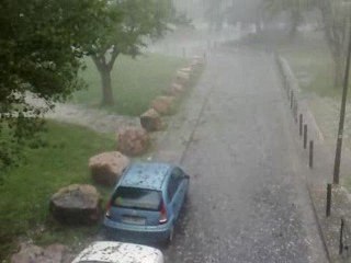 Tempete de grêle à Toulouse