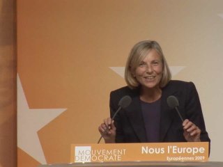 Marielle de Sarnez Conférence Nationale 23-05-09