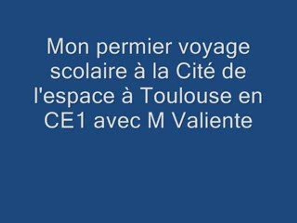 Cite de l'espace CE1 2009