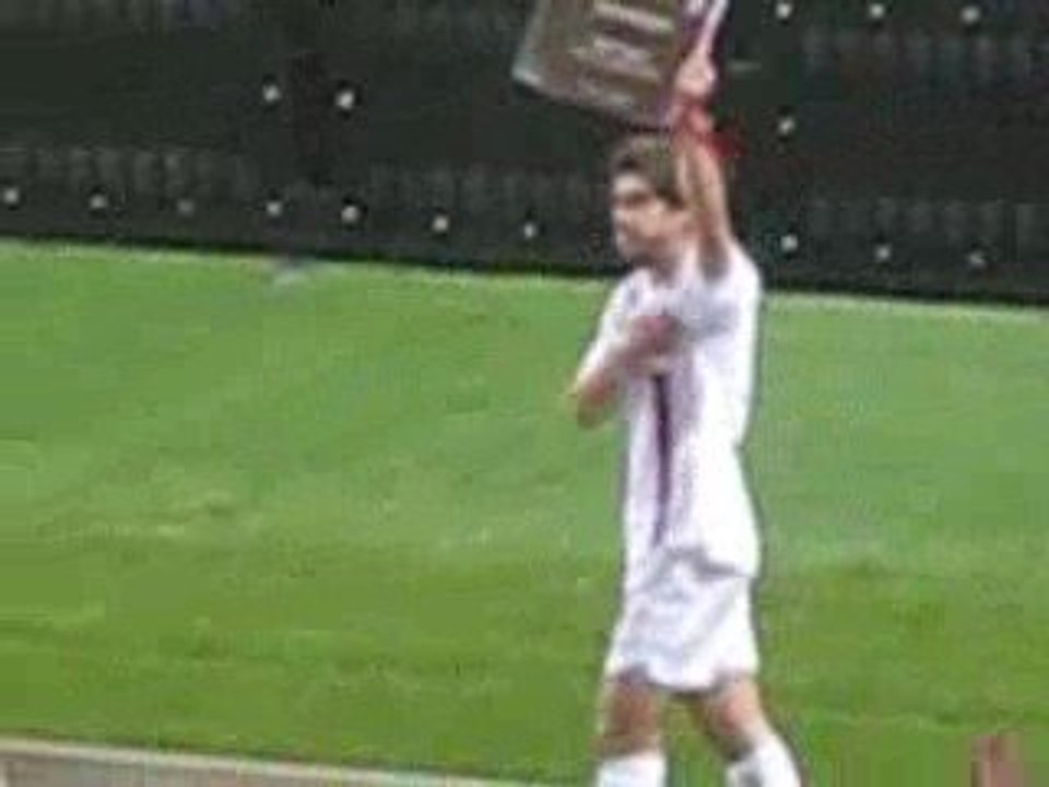 Dernier match de Juninho à Gerland