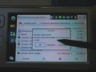 Assistindo videos no Youtube com Nokia N800