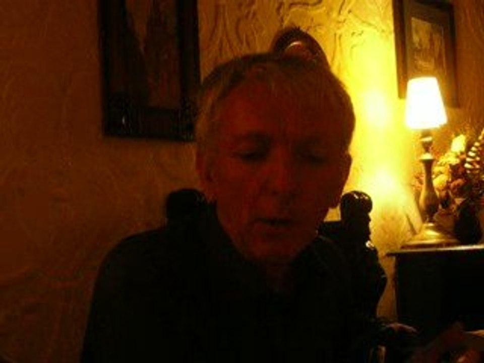 M. Grignard, Secrétaire national CFDT à l'Euromanif à Prague