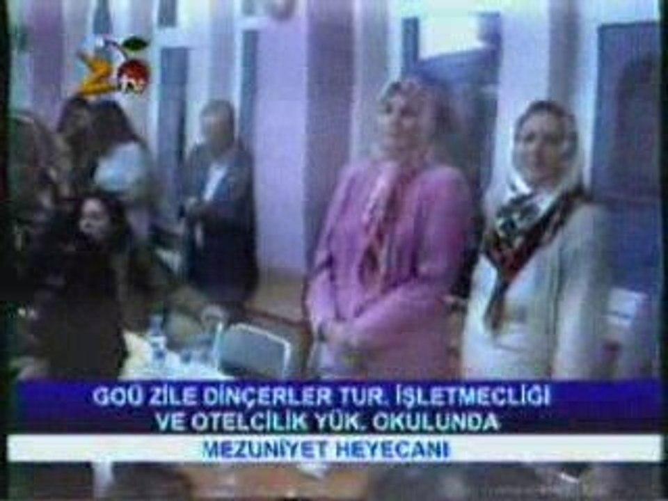 GOÜ. Zile Dincerler Yüksek Okulunda Mezuniyet Heyecanı