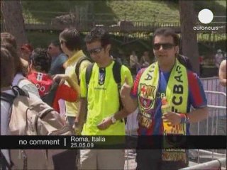 Finale de la Ligue des Champions, à Rome.