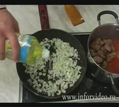 Рагу из телятины с грибами