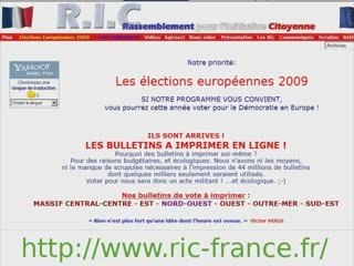 Européennes Référendum d'Initiative Citoyenne