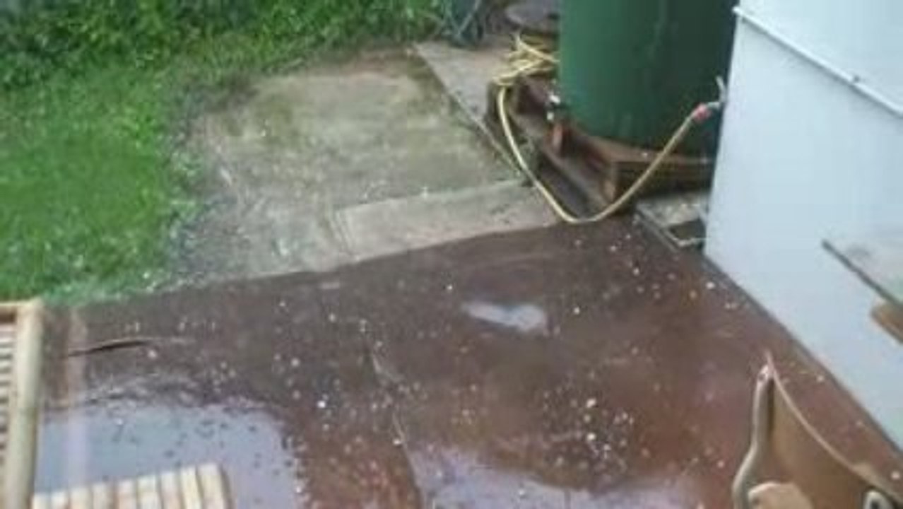 Orage Grele Toulouse 25 mai 2009 - vid3