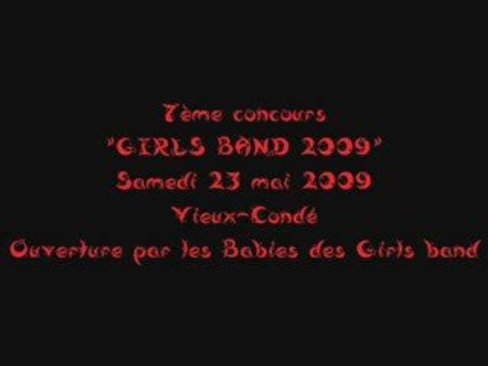 concours girls band 2009 : les babies
