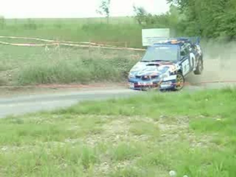 rallye dieppe 2009 la corbiere subaru sur le talu