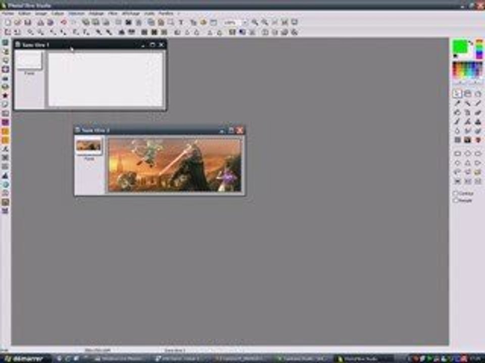 Tuto Photofiltre Studio -  Faire une banniere