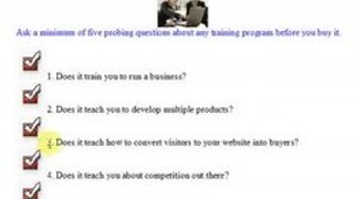 How Do I Find An Internet Business Training Program