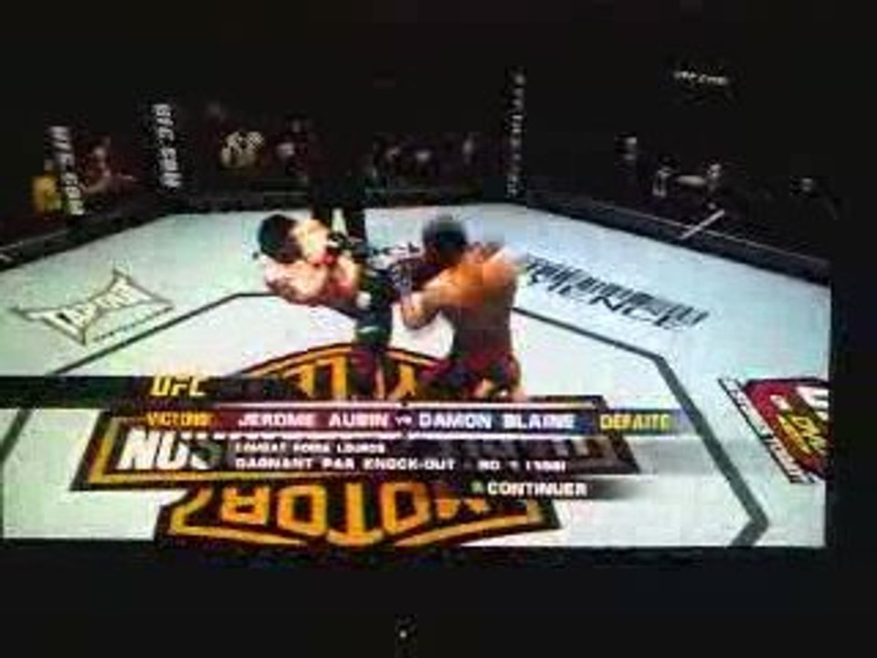 KO avec les jambes sur UFC