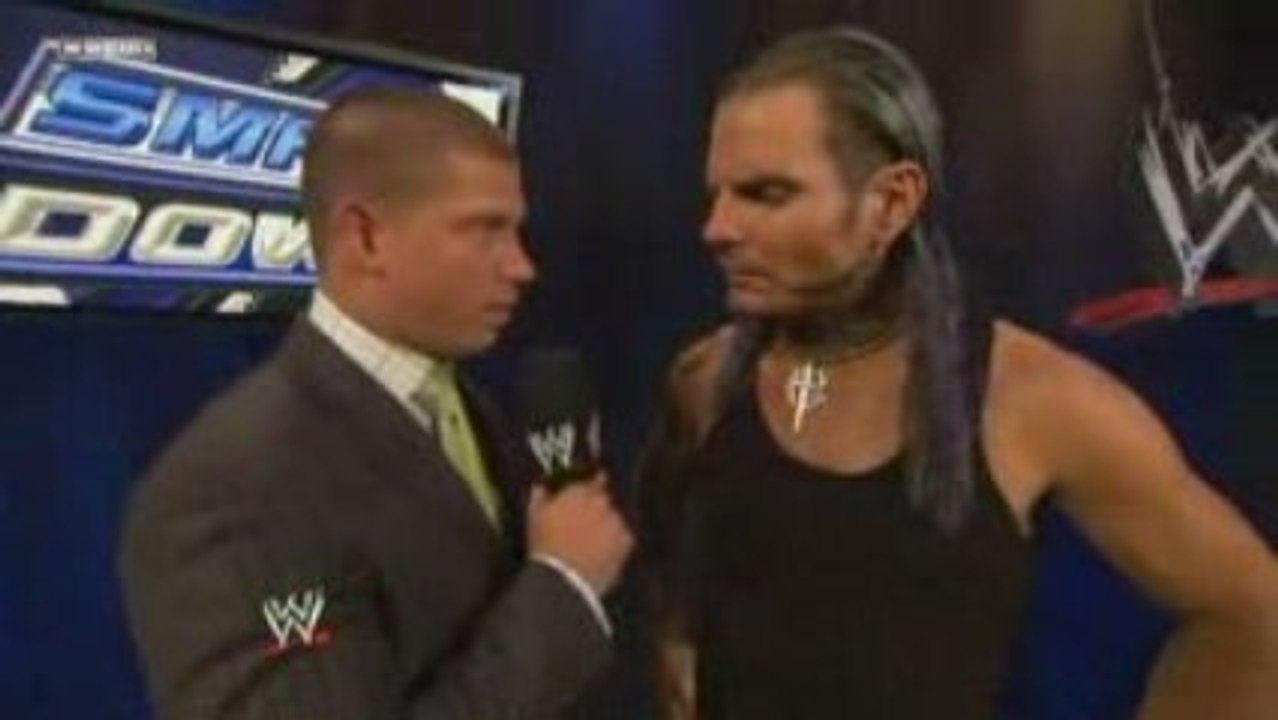 Interview Jeff Hardy backstage 08/05/09
