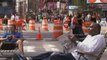 Times Square shut to traffic so tourists can sit and relax