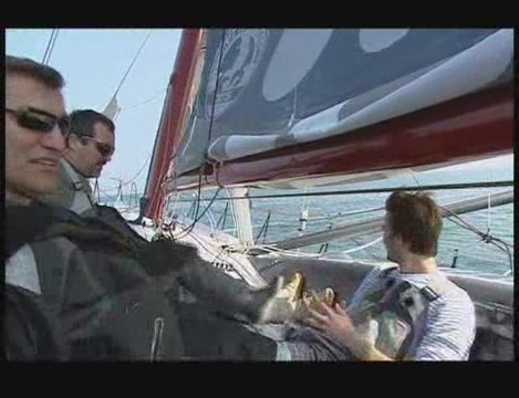 Navigation à bord du monocoque DCNS 1000 - avril 09