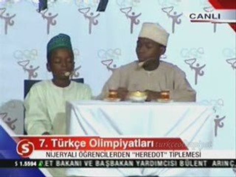 Herotod Cevdet Nijerya 7.Türkçe Olimpiyatı