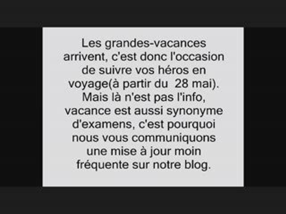 Message important