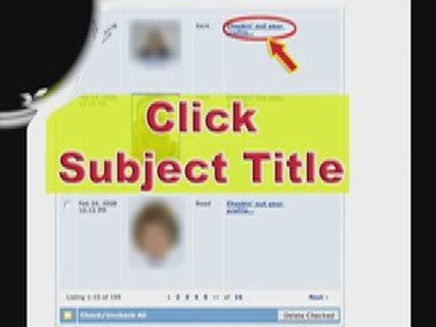 MySpace Help and MySpace Guide: Send Email Tutorial