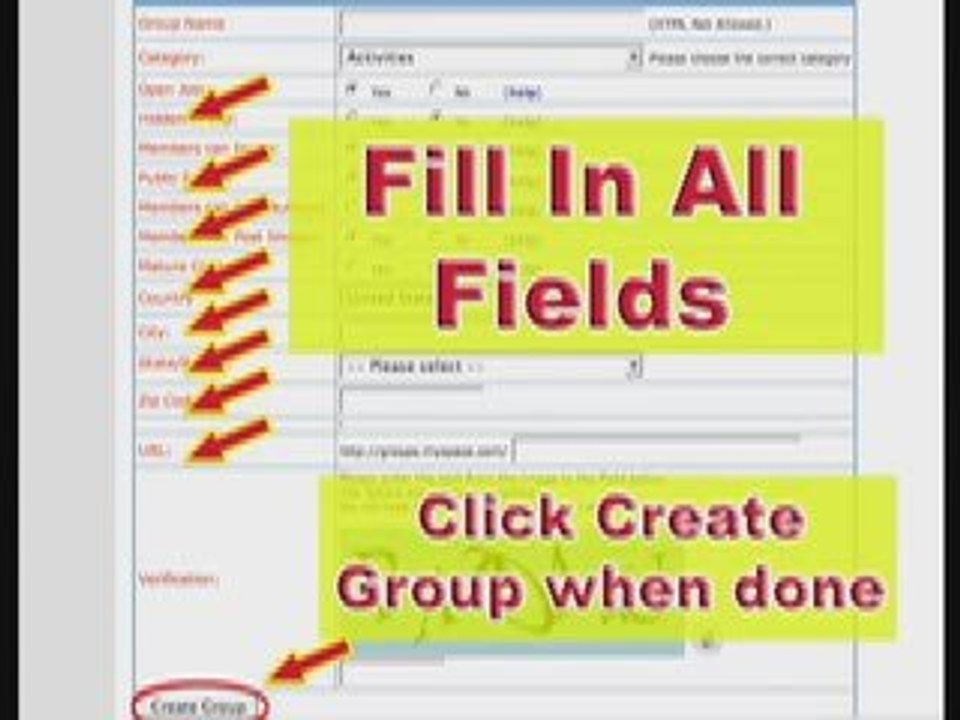 MySpace Help and MySpace Guide: Groups Tutorial